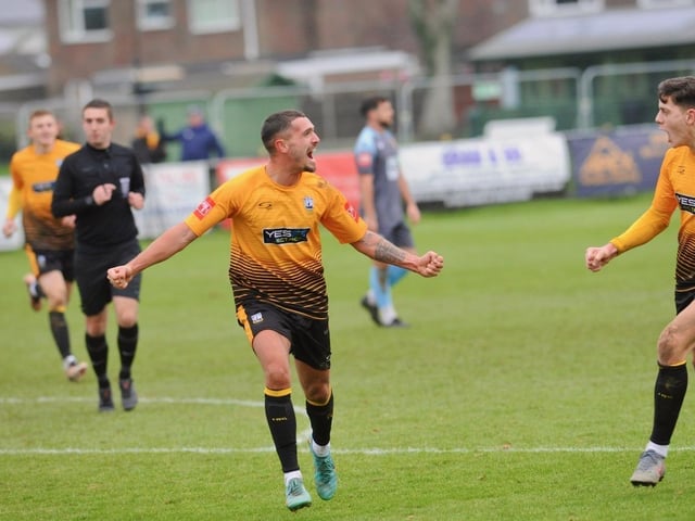 Action from Littlehampton Town's 1-0 win over Three Bridges in the Isthmian south east division