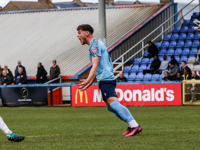 Action from Eastbourne Borough's defeat at Welling in National League South