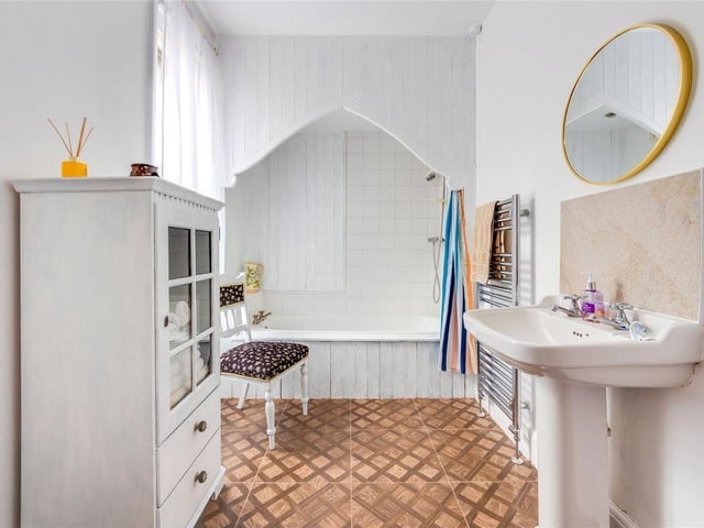Offers over £850,000 are invited for this five-bedroom, semi-detached house in Heene Road, Worthing, which comes to the market with Michael Jones Estate Agents chain free