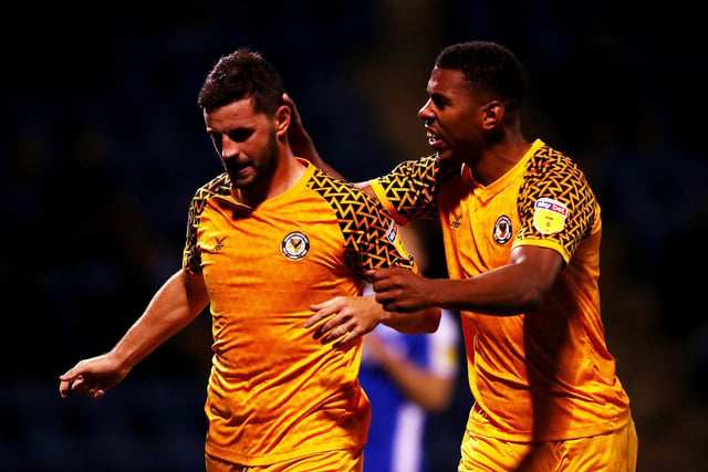 Padraig Amond has scored 93 times in 394 games for five different clubs. He scored 14 goals in the 2018/19 season for Newport.