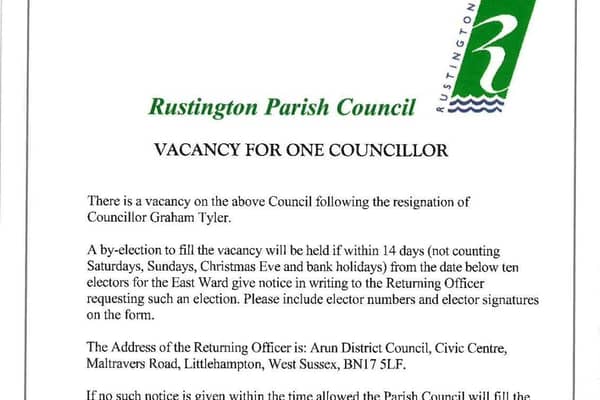 Official Notice of Councillor Vacancy