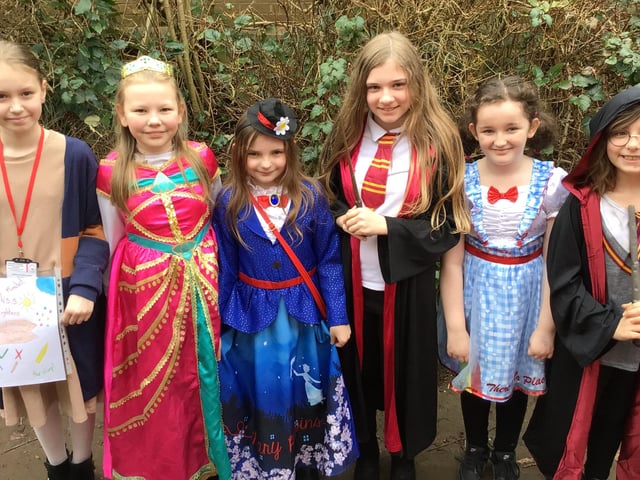 Some of the many different costumes on show.