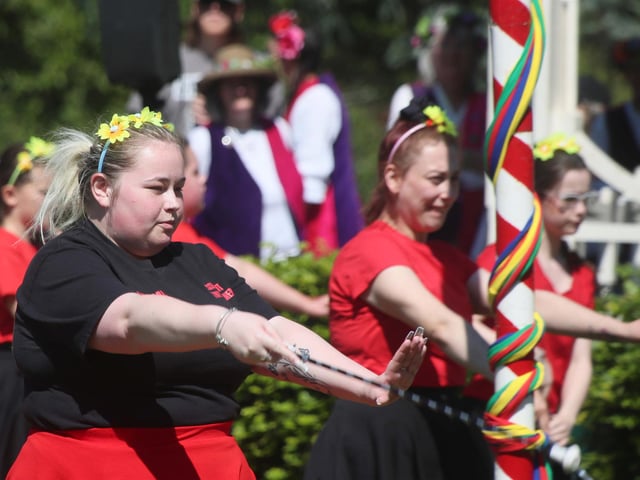 Crowning of the May Queen in Alexandra Park, Hastings, on May 11 2025. Photo by Roberts Photographic.