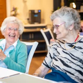 Residents at Caer Gwent, a Guild Care home in Worthing. Photo: Sophie Ward