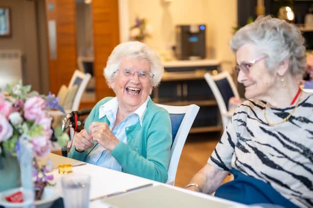 Residents at Caer Gwent, a Guild Care home in Worthing. Photo: Sophie Ward