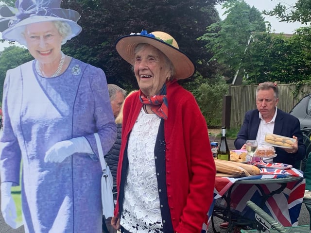 The Silverdale Road street party on Sunday, June 5