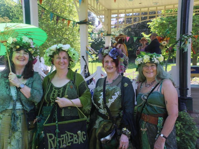 Crowning of the May Queen 2024 in Alexandra Park, Hastings, May 12. Photo by Roberts Photographic.