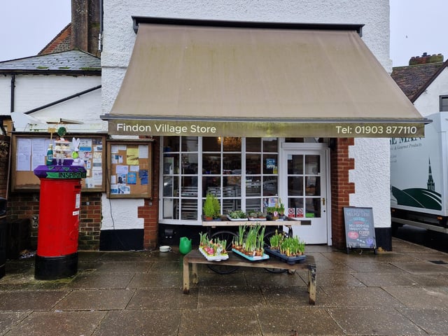 Findon Village Store gets constant comments about the stunning post box toppers