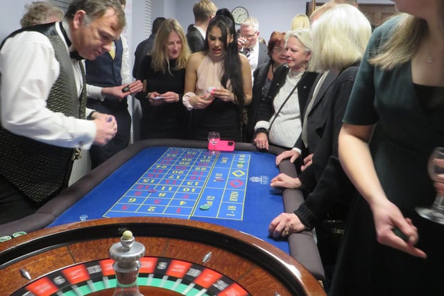 Excitement mounts as the roulette gets underway