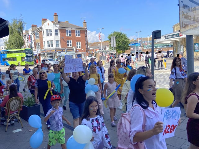 Ukraine's Independence Day in Eastbourne