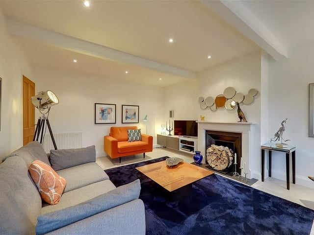 This impressive three-bedroom house close to the beach in Goring has a feature family room with part-vaulted ceiling