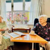 Mary and Jo in their spacious room at Caer Gwent. Picture: Guild Care