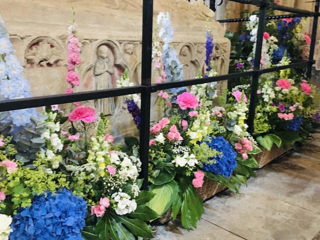 Chichester Cathedral has been filled with wonderful floral displays for the past few days / Picture: Steve Bone