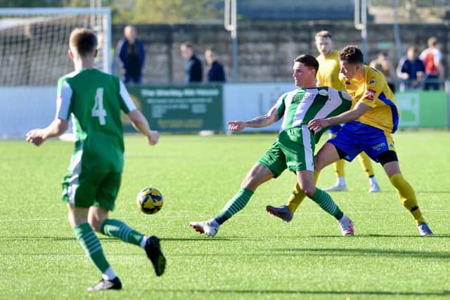 Lancing were second best against Chichester - but showed their mettle in drawing with nine men at Horndean two days later | Picture: Stephen Goodger