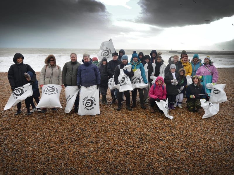 Million Mile Beach Clean event in Hastings and St Leonards.