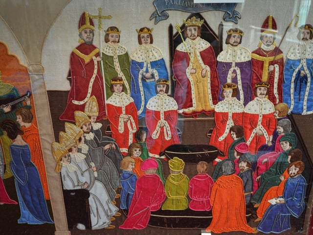 The Hastings Embroidery is on display at the town hall Thursdays-Mondays 10-4 until Sunday, Nov 1.