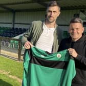 Dean Cox with Joe Shelley | Picture: BHTFC