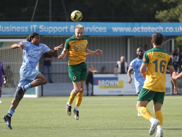 Action from Horsham's win over Cheshunt in the Isthmian premier division