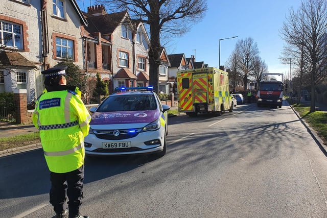 Emergency services called to oil spill following traffic collision in ...