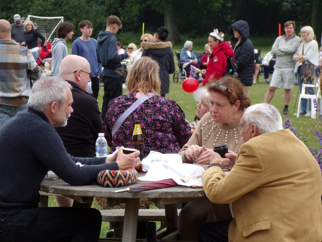 Families came together to celebrate the Queen's Platinum Jubilee with a picnic, games and dog show at the Allman Centre in Cowfold on Sunday, June 5