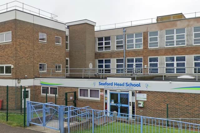 Seaford Head School is allowing students to share their memories of Thomas Balkham in a memorial book at their Arundel Road site. Photo: Google Street View