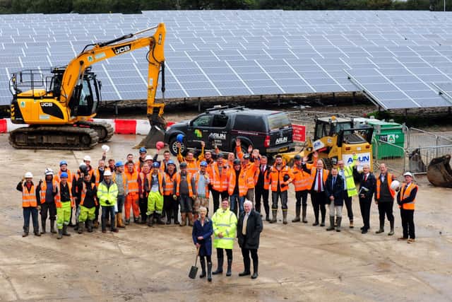 When the Tangmere solar farm was unveiled