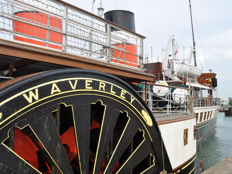 Waverley has a worldwide reputation as the last seagoing paddle steamer and was held in great affection for her visits to Worthing