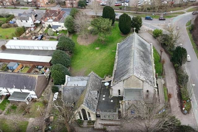 Part of the St Paul's Church garden is to be resurfaced