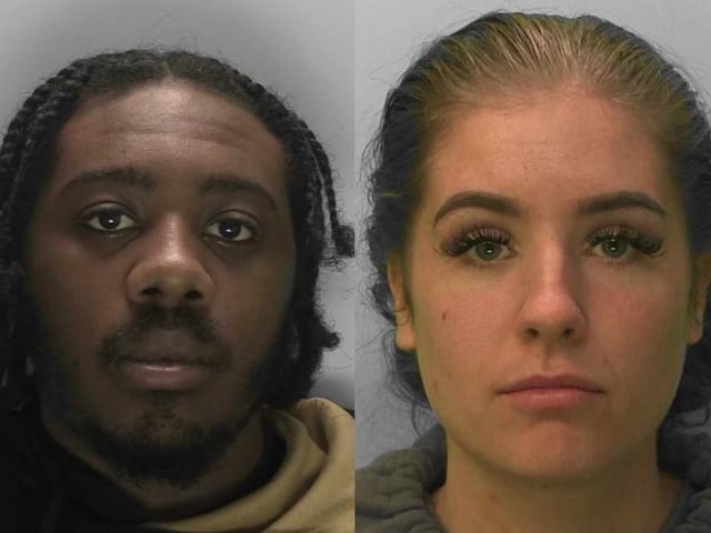 Three people have been jailed and ordered to repay over £20,000 in illegally gained money after being convicted of County Lines drug offences in West Sussex. In May 2021, West Sussex’s Community Investigation Team (CIT) became aware of a county drugs line known as the ‘TT’ line operating between Worthing and London. An investigation was launched and five months later, on October 12, a police operation in partnership with the Metropolitan Police targeted properties associated with the gang. Damarius Patterson, 21, (left) formerly of Marischal Road in Lewisham, Asharm Patterson-Low, 27, formerly of Dunheved Road in Croydon, and Lucy Pinkney, 24, (right) formerly of Limpsfield Avenue in Croydon, were all taken into custody. On February 4, 2022, Pinkney was jailed for four years, Patterson for six years and Patterson-Low for five years and four months. At the time of his arrest, Patterson-Low was found attempting to wash rocks of crack cocaine down the sink, and he was in possession of two mobile phones. In his kitchen were Class A drugs worth over £1,000, paraphernalia associated with drug dealing and £940 in cash next to a cash counting machine. Pinkney was arrested in Worthing and in a property linked to her in the town was found heroin and crack cocaine worth £6,760, more than £2,000 in cash and a mobile phone connected to the TT line. All three were charged with conspiracy to supply cocaine, crack cocaine and heroin, as well as conspiracy to acquire / use / possess criminal property. On December 10, 2021, at Lewes Crown Court, all three pleaded guilty to the three counts of supplying Class A drugs, but not guilty to acquiring criminal property. That charge was ordered to lie on file. On Friday, October 14, the final of three confiscation orders were completed, where it was heard they had benefitted to the sum of £112,092.73 each. The court found Pinkney had £11,298.54 in recoverable assets and Patterson-Low had £10,000, which were all forfeited under a confiscation order. The remaining