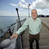 Eastbourne Borough Council leader David Tutt on Eastbourne Pier. Picture from Mark Dimmock