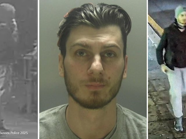 Police attended an address in Milward Crescent, Hastings on November 30, 2024, following a report that a woman had been raped. On the evening of the incident, the victim opened the door in response to a knock, expecting it to be a delivery. Instead, it was a masked man, unknown to her. The man, later identified as Jason Wren, 32, of Redmayne Drive in Hastings, attacked her and made threats if she made any noise. Around 15 minutes later he fled the scene and was captured on CCTV leaving the area. The victim dialled 999, and specialist officers were immediately deployed to support and investigate. House to house, CCTV and witness enquiries were promptly undertaken, leading officers to one suspect, Wren. He was seen circling the area prior to the incident, and witnesses who passed him noticed his odd behaviour. Following a media appeal to identify the man seen on CCTV, Wren handed himself into Hastings police station on December 7, 2024 where he was arrested on suspicion of rape. In his interview he categorically denied the allegation, stating that it had been a consensual encounter with the victim that had been arranged the day before when they had passed each other in the street. Despite Wren's claim, charges were authorised the following day for rape, attempted rape and knowingly/recklessly trespassing on a premises with the intent to commit a sexual offence. He was remanded into custody and pleaded not guilty to the offences when he appeared in court on January 6, 2025. On June 3, following a six-day trial at Hove Crown Court, the jury found Wren guilty of all offences and he was remanded into custody to await his sentencing. He appeared again at Hove Crown Court on September 12 where he was jailed for 15 years. He has been ordered to serve a further seven years on licence.