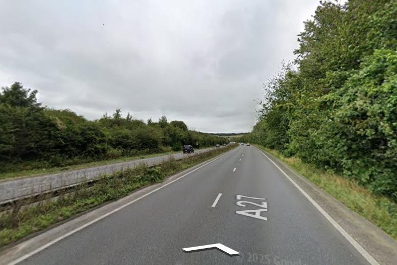Four mobile phone offences were reported on this road in 2024/25