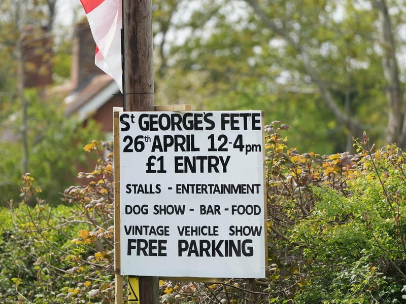 The St George’s Day Village Fete was set to be held on Saturday, April 26, in South Chailey