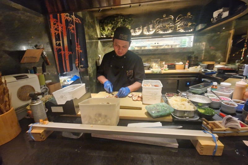 A sushi chef at The Ivy Asia, Brighton