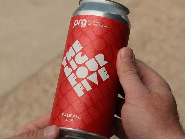 PRG’s special edition can design for the award-winning Long Man Pale Ale.