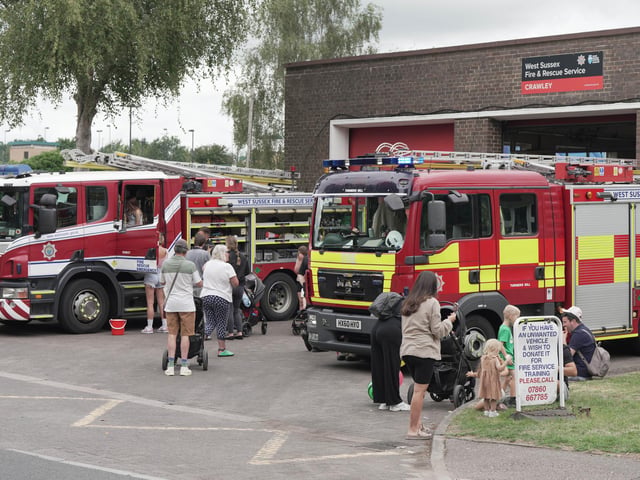 West Sussex Fire & Rescue Service held an open day at Crawley fire station on Saturday (July 26).