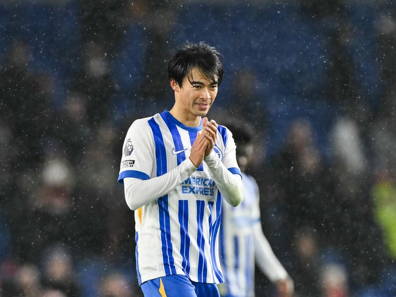 Back on the left flank and a mixed bag for the Japan international. Clever and dangerous at times but also gave the ball away too easily. A bit subdued and Brighton need him back to his best as quick as possible.