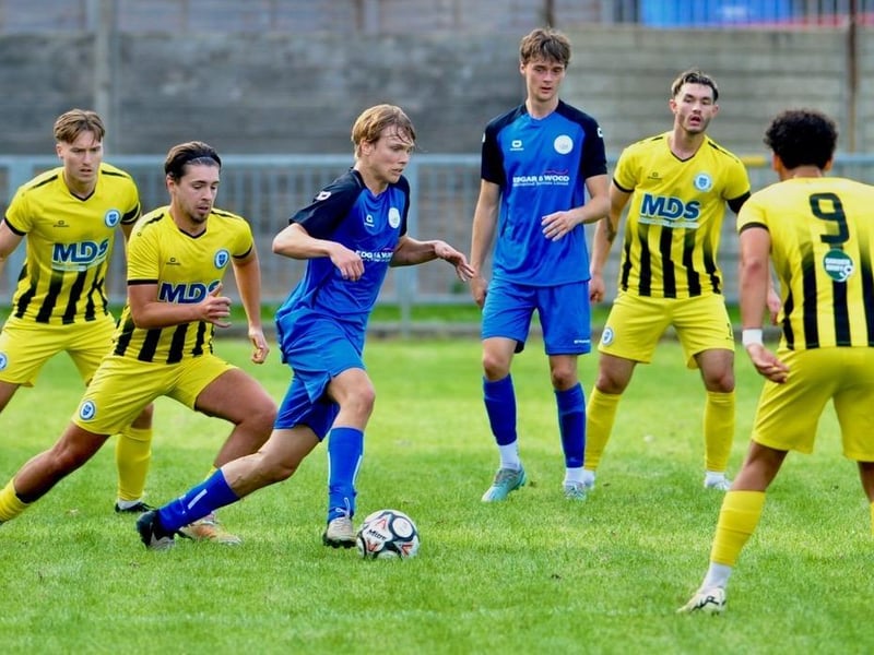 Haywards Heath Town beat Shoreham 4-0 in the SCFL Premier | Picture: Stephen Goodger