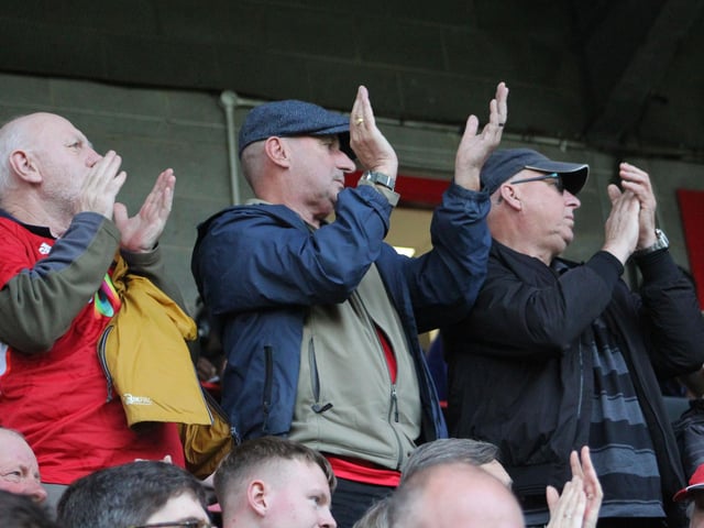 Action from Crawley Town's 2-1 win over Newport County. Picture by Cory Pickford