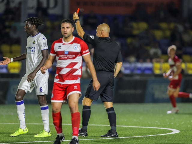Action from Eastbourne Borough's 2-1 National South win at Havant