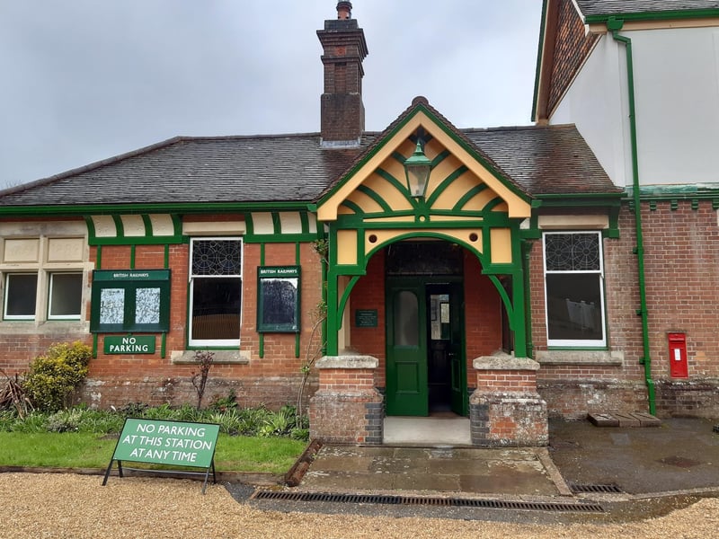 Kingscote station on The Bluebell Railway