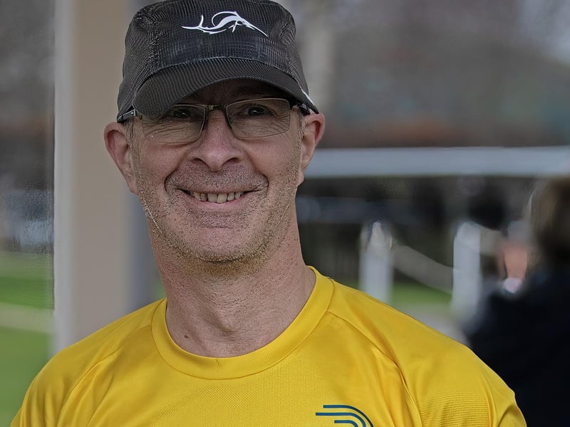 They came from near and far, Stephen Summers all the way from Bridgend Athletics Club to take part in the Chichester 10k