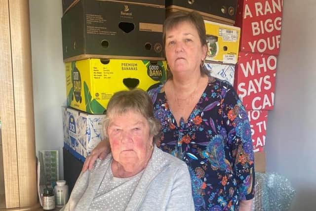 Tina Woolsgrove and her 83-year-old mother Gladys