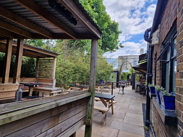 This 'secret' pub garden in Worthing is worth shouting about to the world, a cosy nook where you can eat and drink surrounded by the leaves of a grapevine.