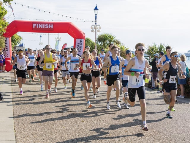 The seventh annual Eastbourne 10k took place in glorious sunshine