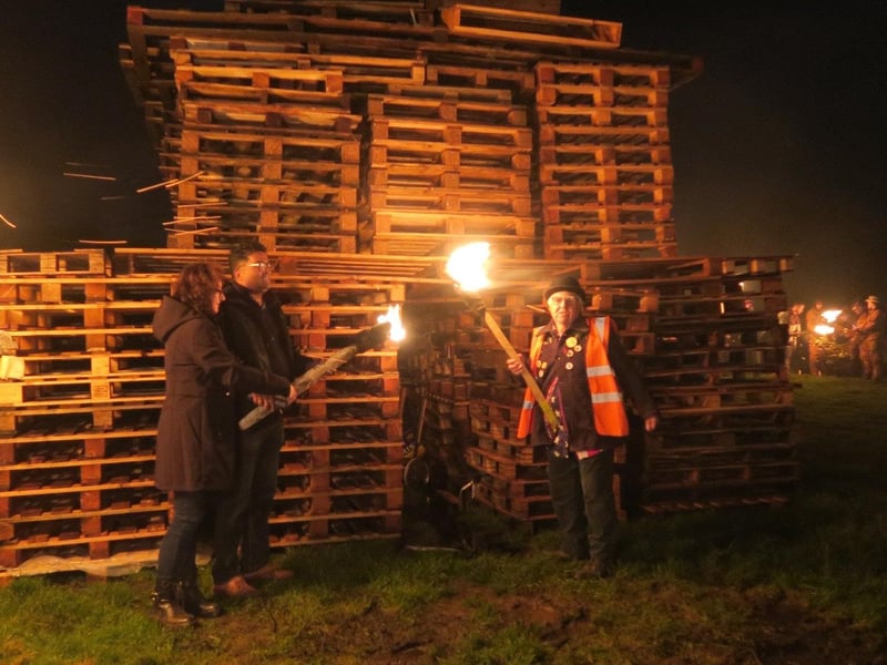 Ewhurst & Staplecross Bonfire 2023. Photo by Andrew Clifton.
