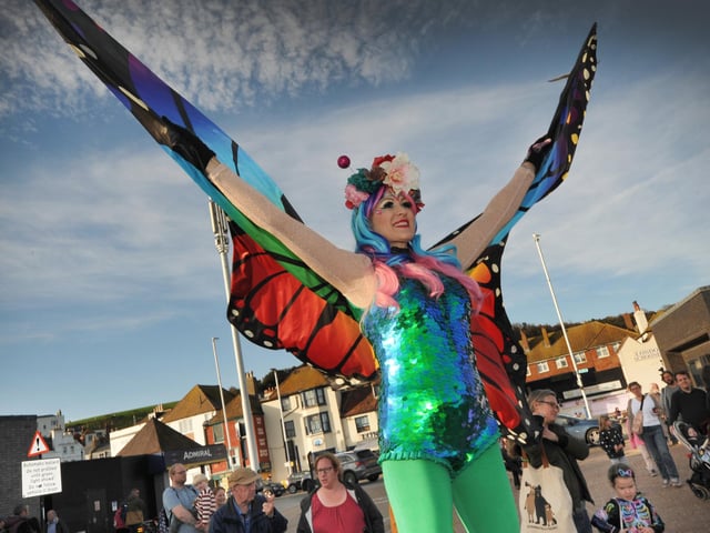 Hastings Storytelling Festival 2024 parade on October 27.