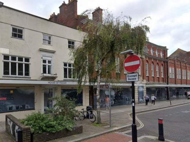 The current state of the unused building.