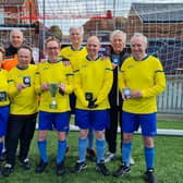 Horsham's winning 70+ walking football team at Worthing | Picture submitted
