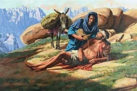 The Good Samaritan, perhaps the most famous incident of hospitality being shown to a stranger